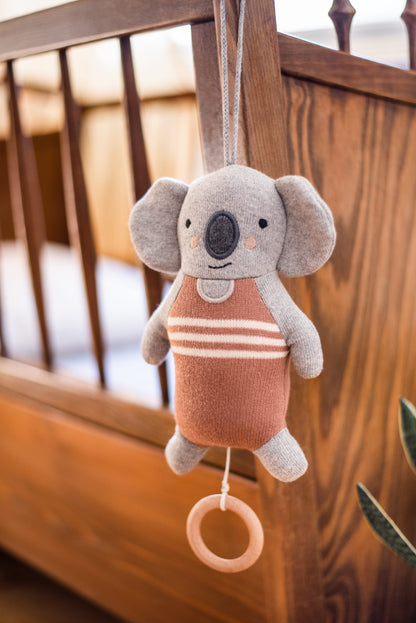 Strickspieluhr Koala, braun - von ava&yves