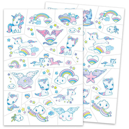 Tattoos Einhorn - von Djeco