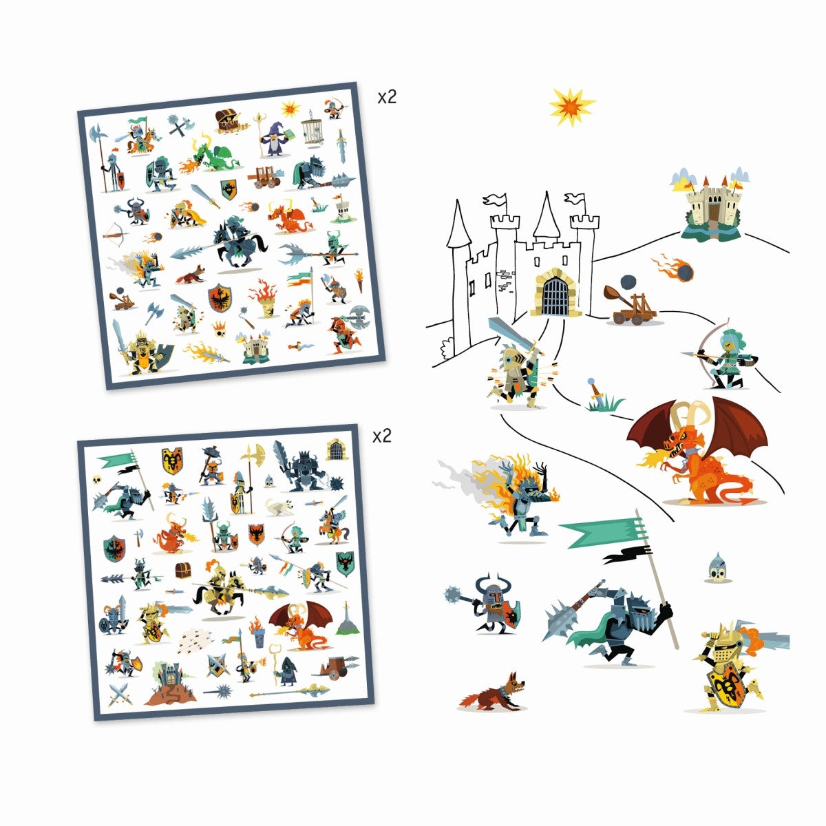 Sticker Ritter - von Djeco