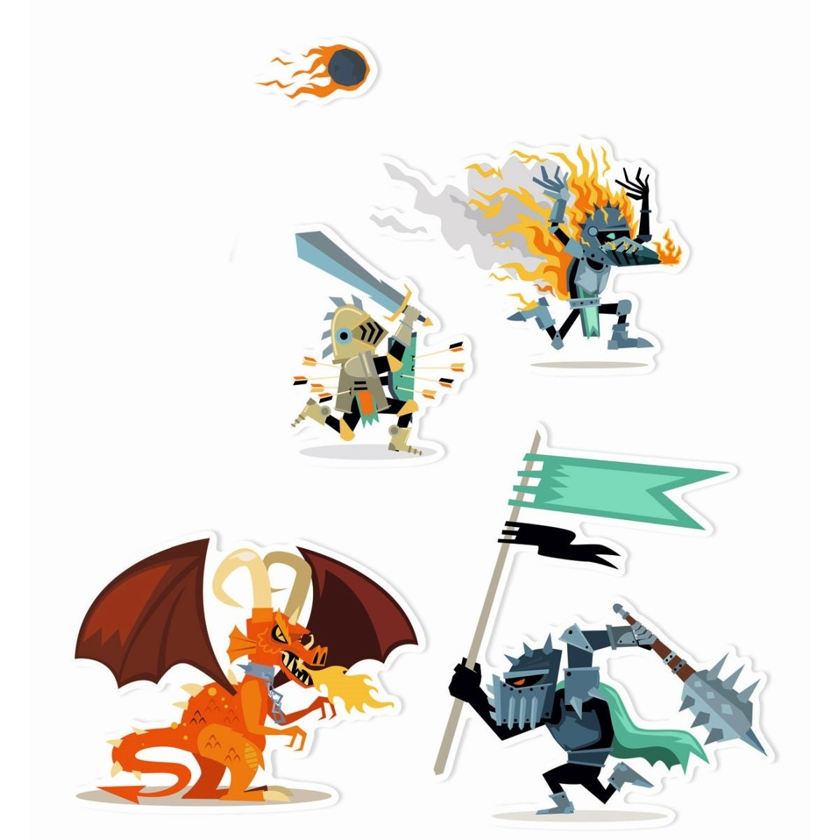 Sticker Ritter - von Djeco