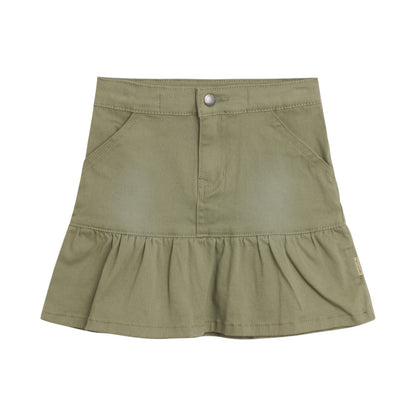 Jeans Rock Nada Olive Grün - von hust & Claire