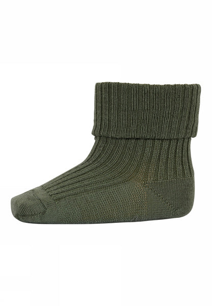 Baby Woll-Socken olive 1235