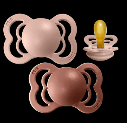 2er Set Supreme Schnuller Woodchuck&Blush Gr. 1 - von BIBS