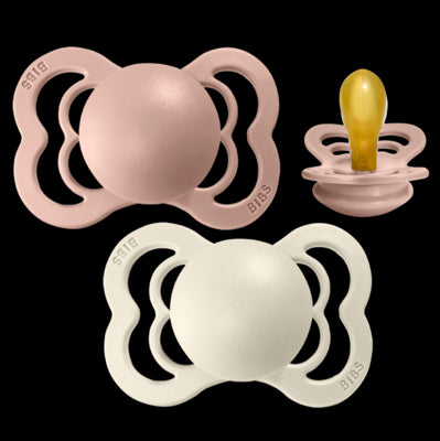 2er Set Supreme Schnuller Blush&Ivory Gr. 2 - von BIBS