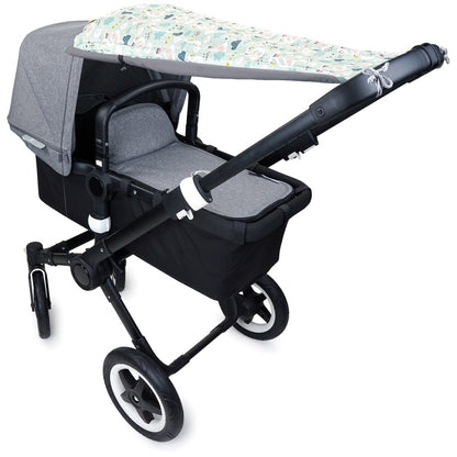 Sonnensegel mit Seiten- und UV-Schutz Johanna - Schwan - PRIEBES