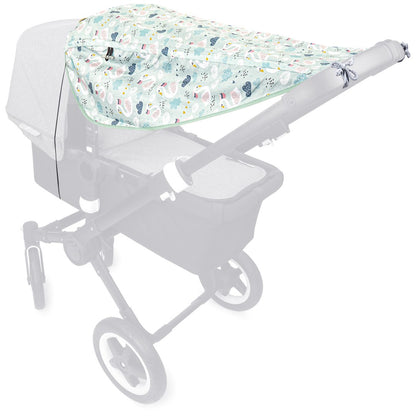 Sonnensegel mit Seiten- und UV-Schutz Johanna - Schwan - PRIEBES