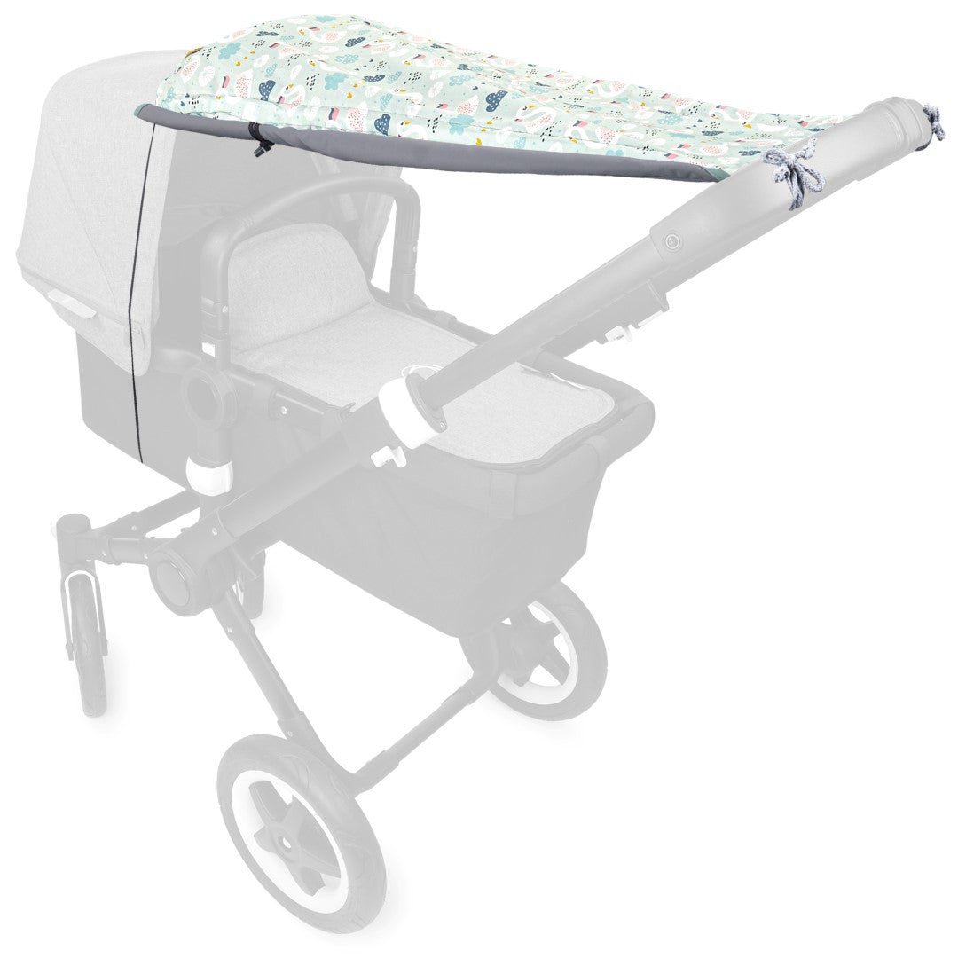 Sonnensegel mit Seiten- und UV-Schutz Johanna - Schwan - PRIEBES