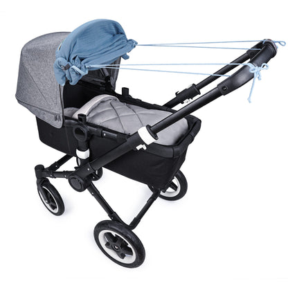 Sonnensegel mit Seiten- und UV-Schutz Johanna - Musselin beige - PRIEBES