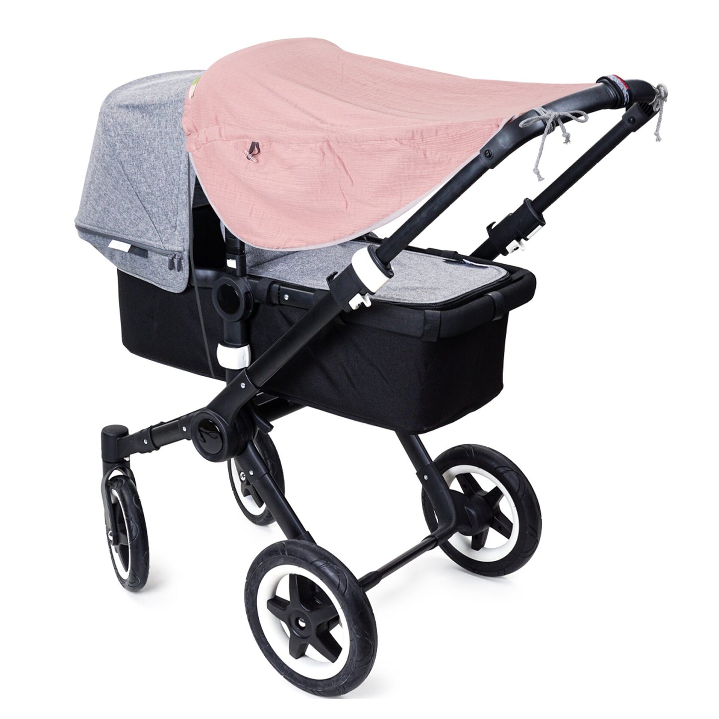 Sonnensegel mit Seiten- und UV-Schutz Johanna - Musselin altrosé - PRIEBES