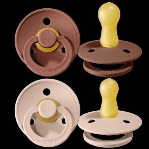 2er Set Colour Schnuller Woodchuck/Blush Gr. 1 - von BIBS