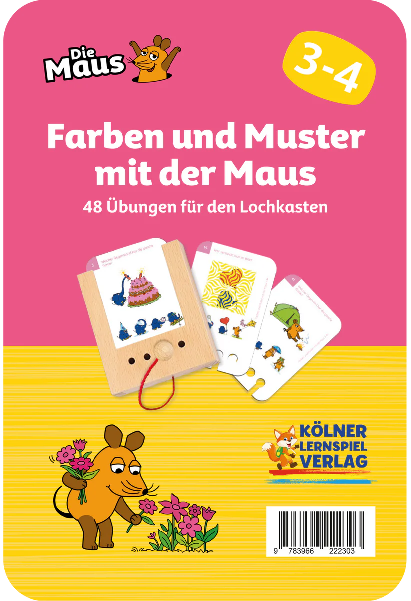 Farben & Muster mit der Maus 3-4J.