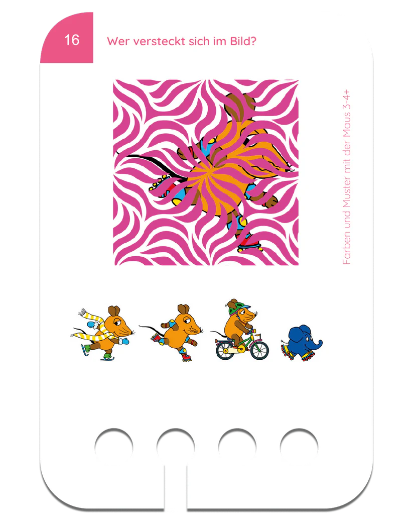 Farben & Muster mit der Maus 3-4J.