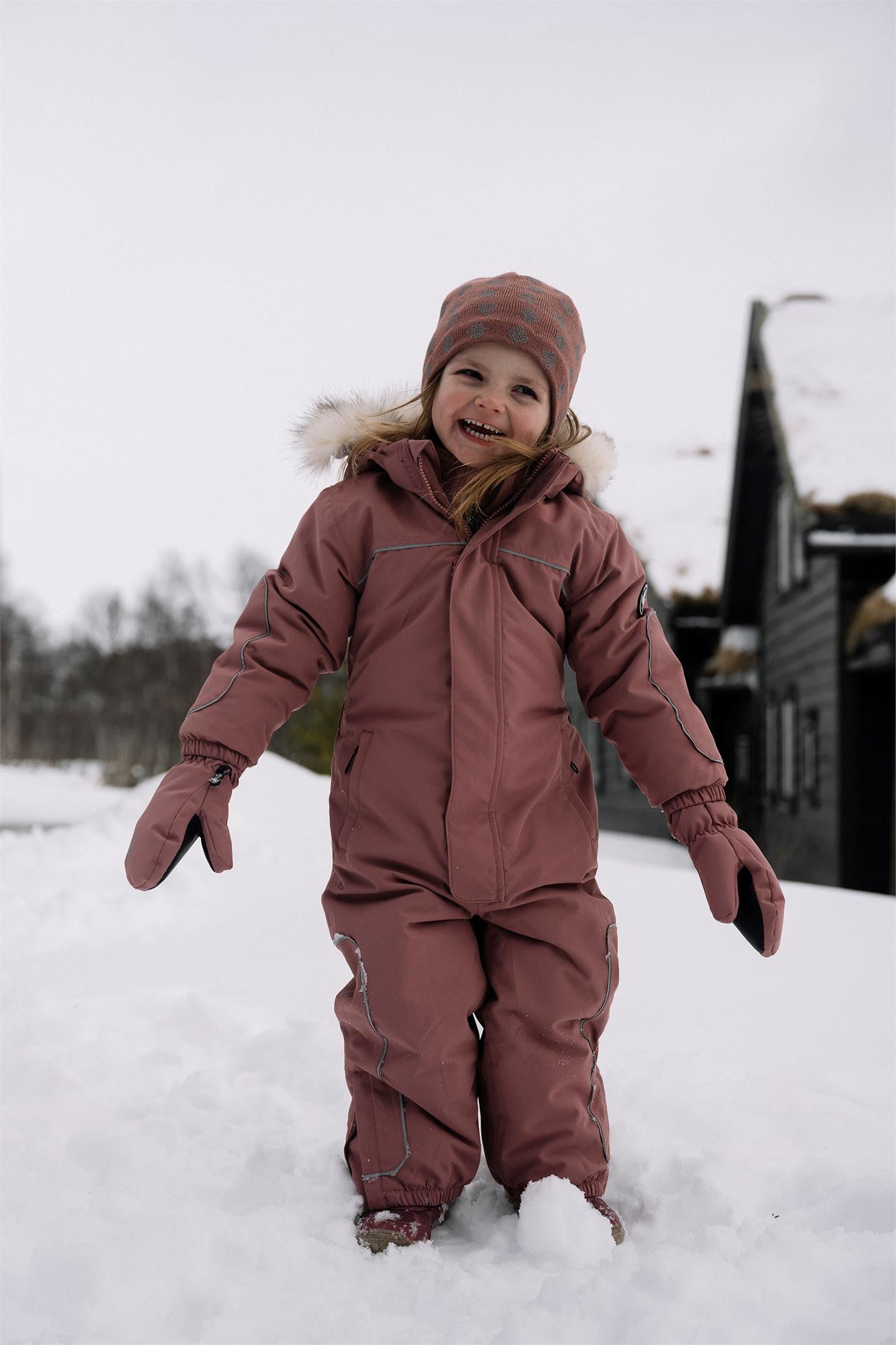 Timotei Beanie Mütze Smokey Rose - von Gullkorn