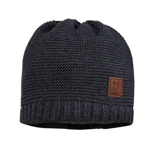 Baby Winterbeanie anthrazit - von maximo