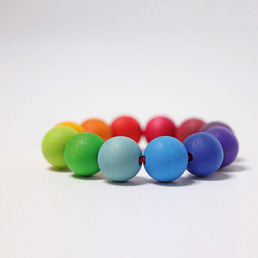 Regenbogen Perlenring - von Grimm's
