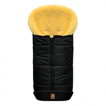 Lammfellfußsack schwarz - von Heitmann