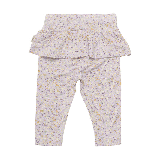 Hose Bamboo misty lilac Blümchen - von minymo