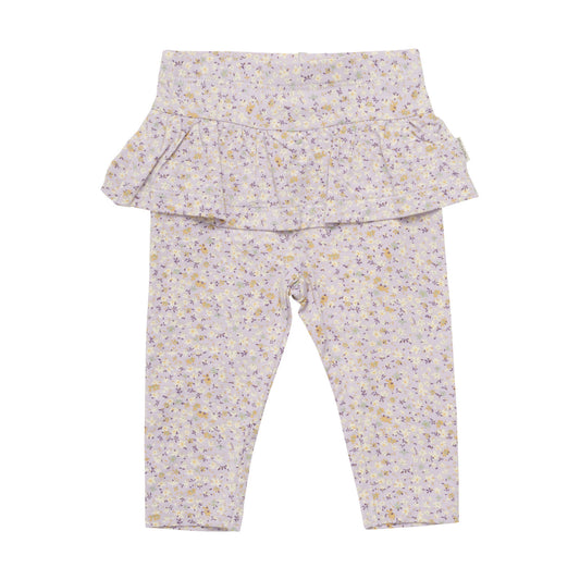 Hose Bamboo misty lilac Blümchen - von minymo