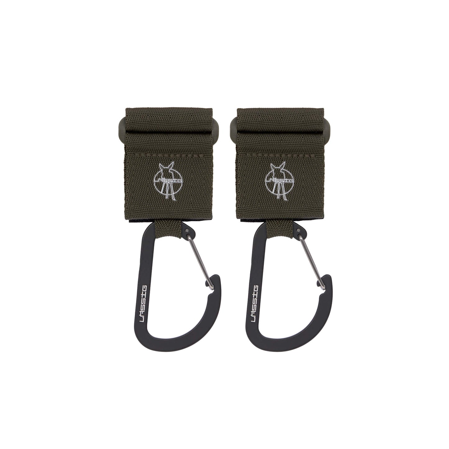 Kinderwagenhaken Karabiner Olive - von Lässig