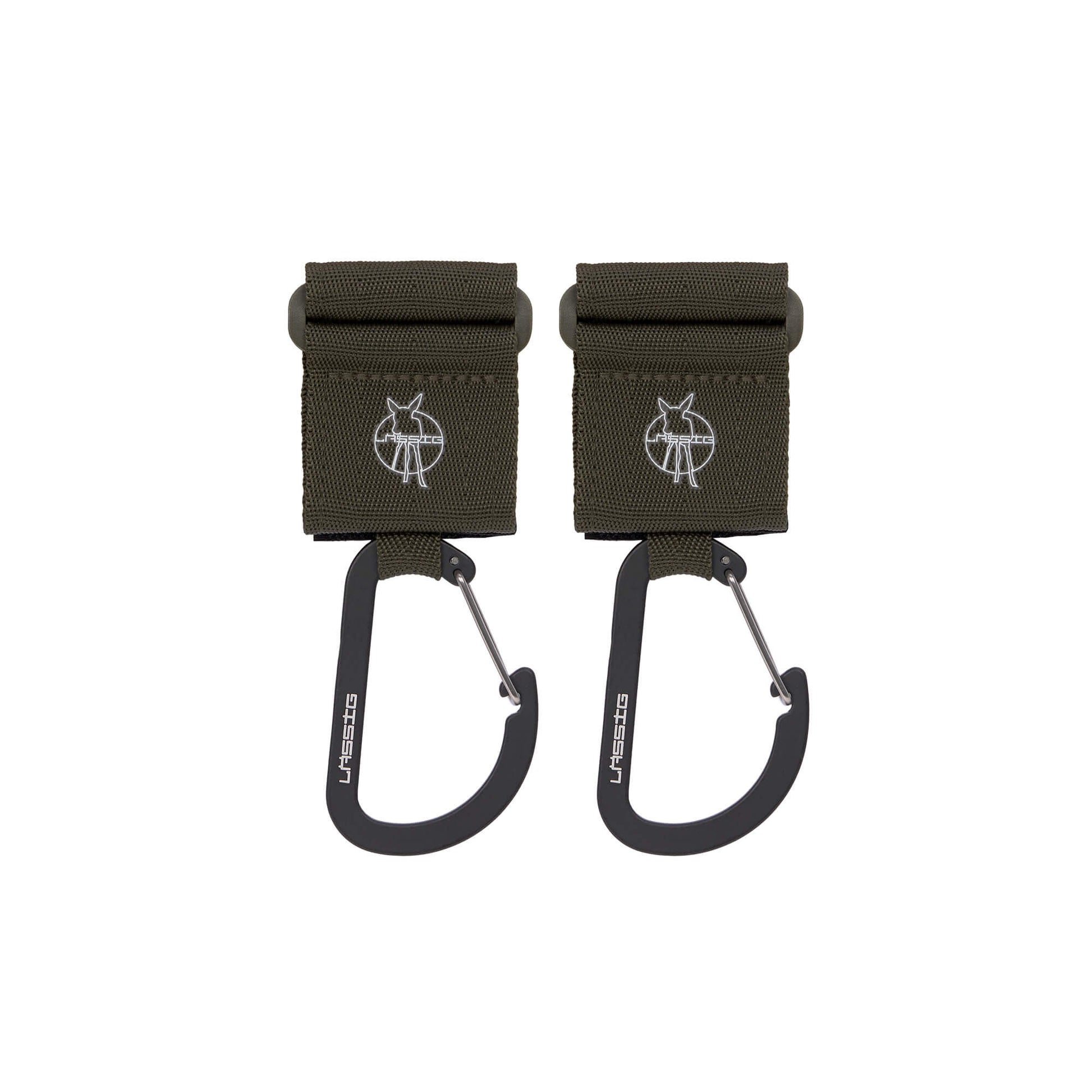 Kinderwagenhaken Karabiner Olive - von Lässig