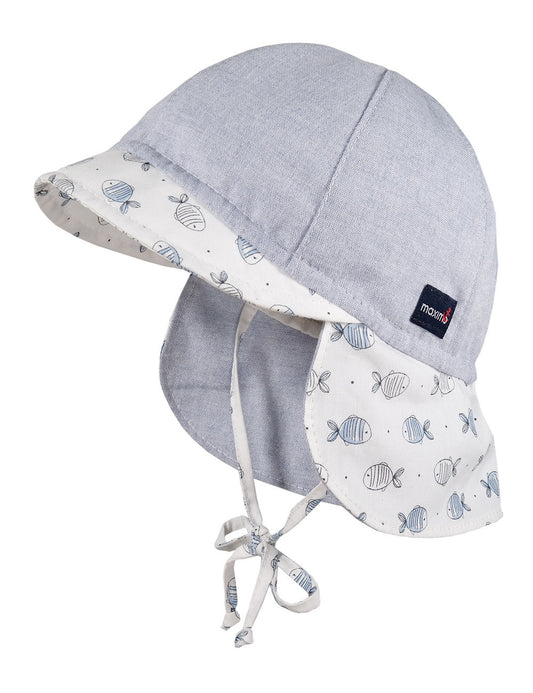 Schildmütze Denim mit Fischen - von maximo