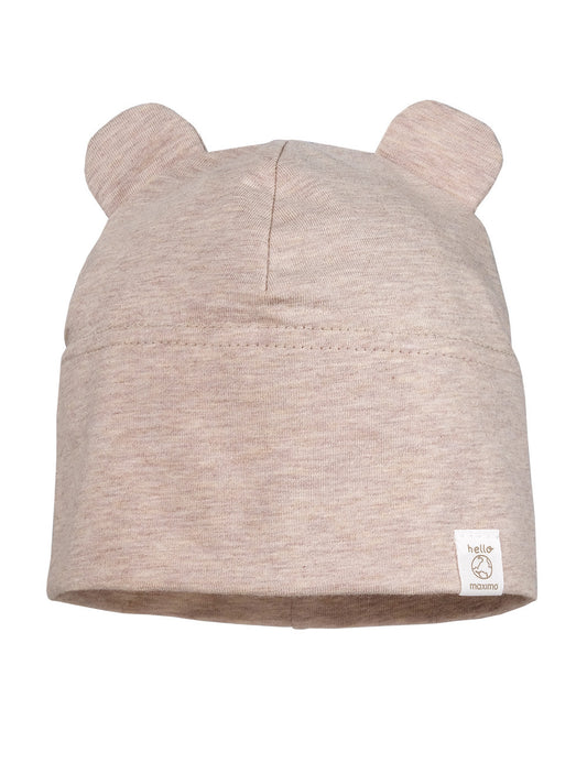 Baby Beanie Natur mit Öhrchen - von maximo