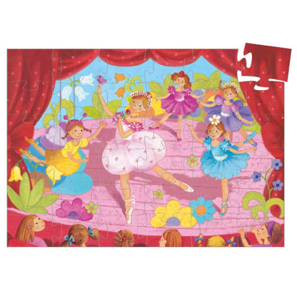 Puzzle Ballerina mit Blumen - von Djeco