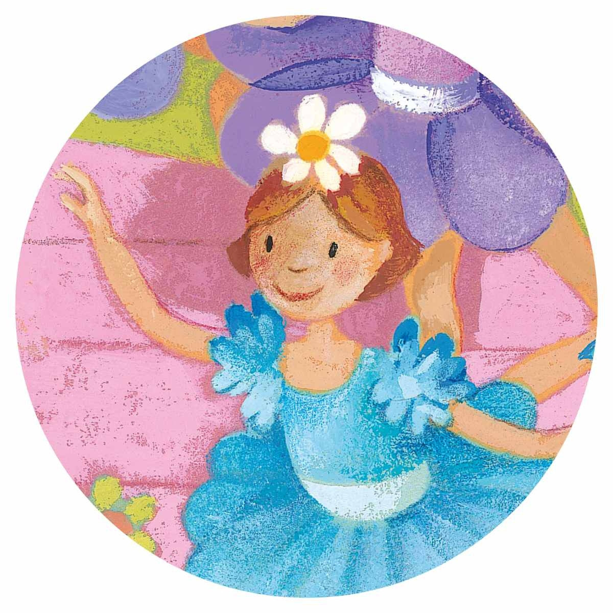Puzzle Ballerina mit Blumen - von Djeco