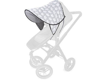 Sonnenschutzhaube Daisy - Elefanten grau - PRIEBES