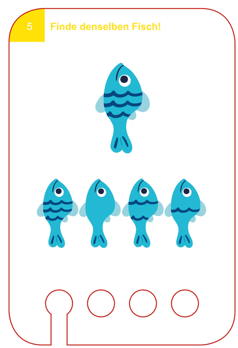 Erste Zuordnungsspiele 3+