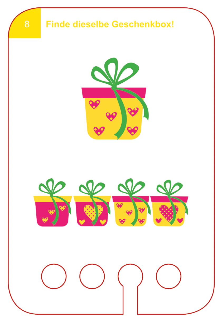 Erste Zuordnungsspiele 3+