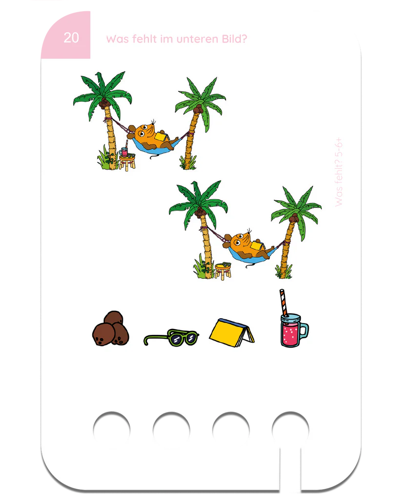 Was fehlt? mit der Maus 5-6J.