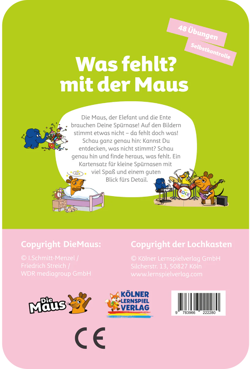 Was fehlt? mit der Maus 5-6J.
