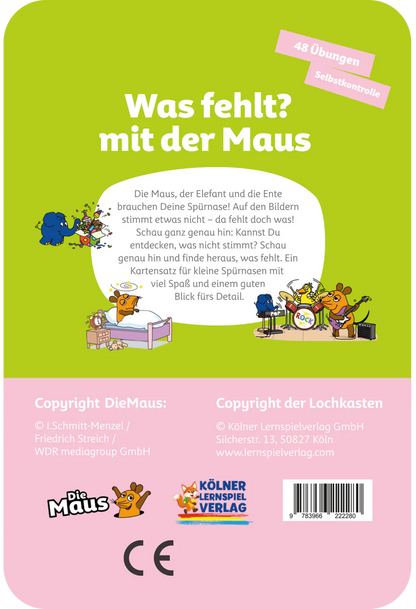 Was fehlt? mit der Maus 5-6J.