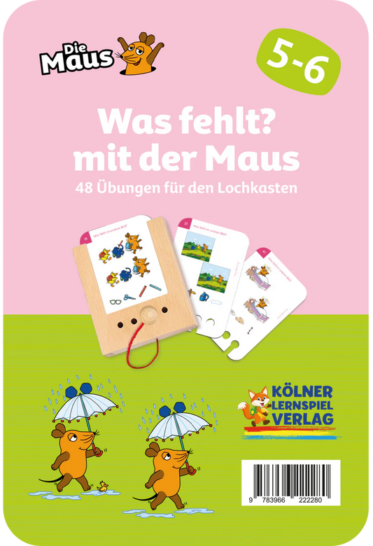 Was fehlt? mit der Maus 5-6J.