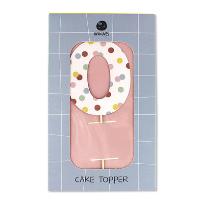 Geburtstagszahlen Cake Topper - von ava&yves