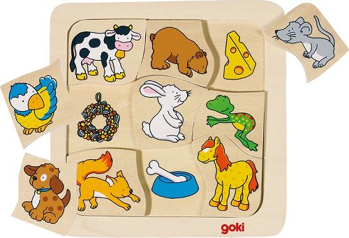 Legespiel Wer frisst was? - von goki