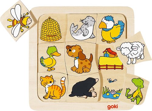 Legespiel Wer lebt wo? - von goki