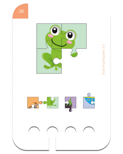 Erste Puzzlespiele 2-3J.