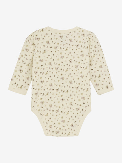 Wickelbody Langarm Blümchen