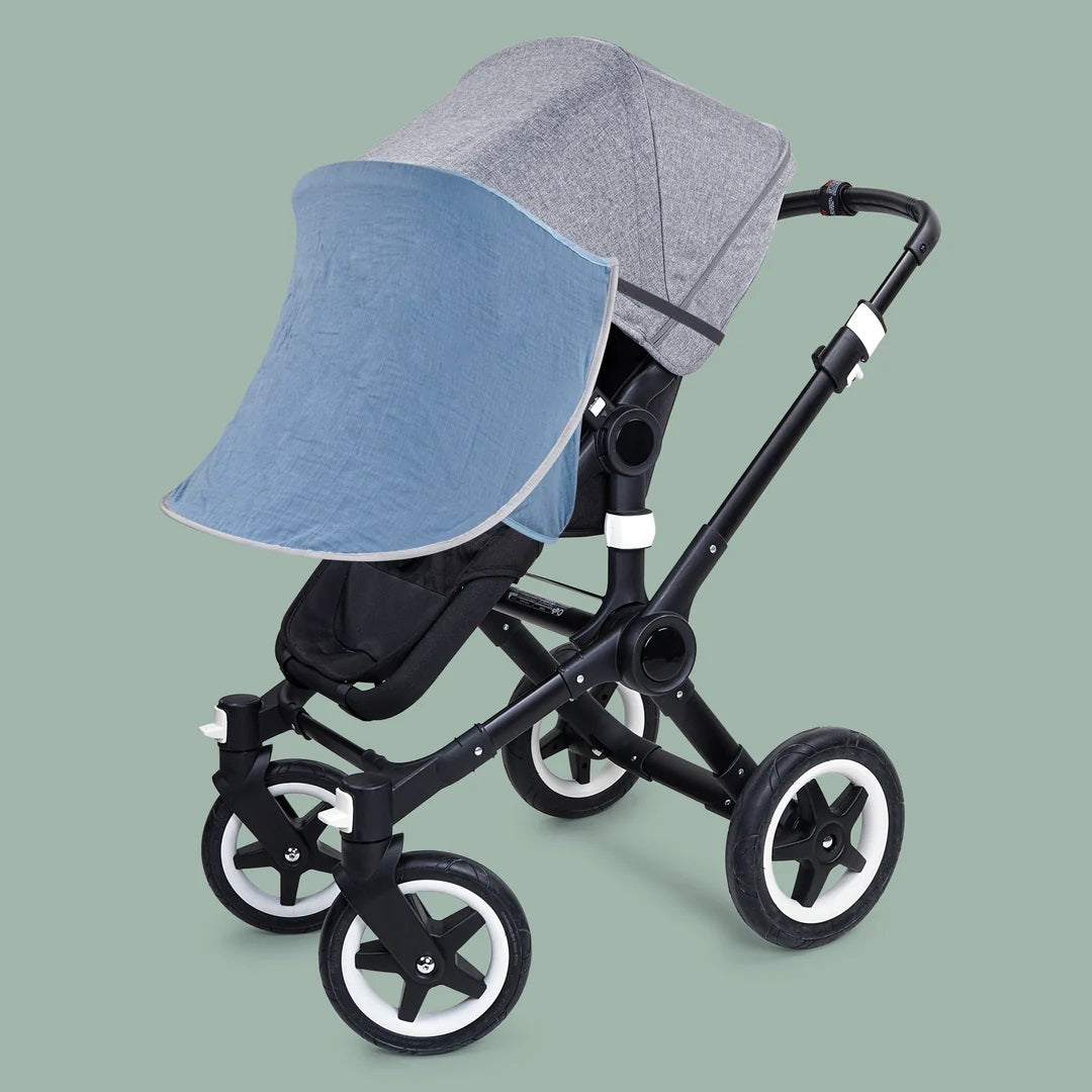 Sonnenschutzhaube Daisy - Musselin arctic - PRIEBES