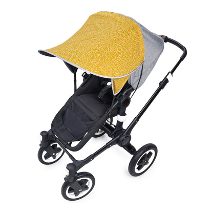 Sonnenschutzhaube Daisy - Mini dots ocre - PRIEBES