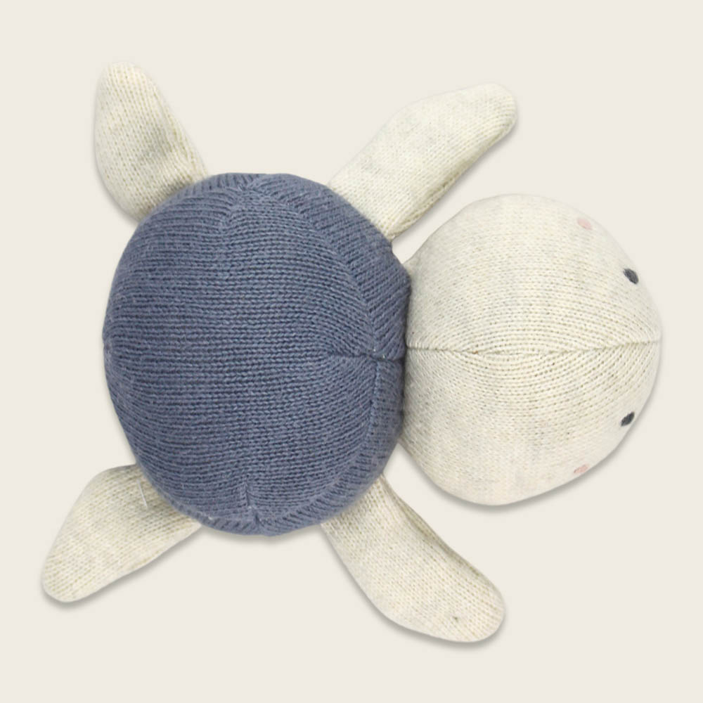 Rassel Schildkröte jeansblau - von ava&yves