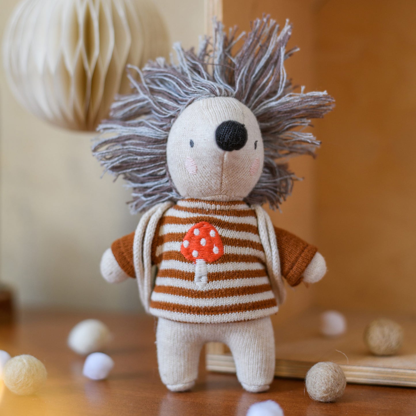 Mini Kuscheltier X-Mas Igel