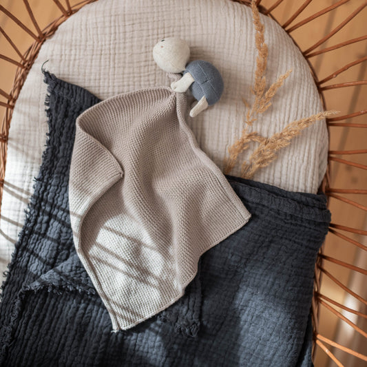 Cuddle Cloth Schildkröte crème blau