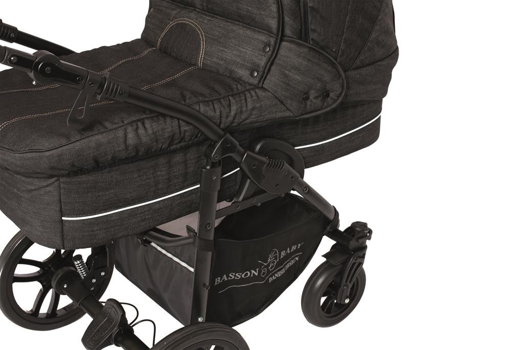Nordic Lux Dunkelgrau Melange - von Basson Baby