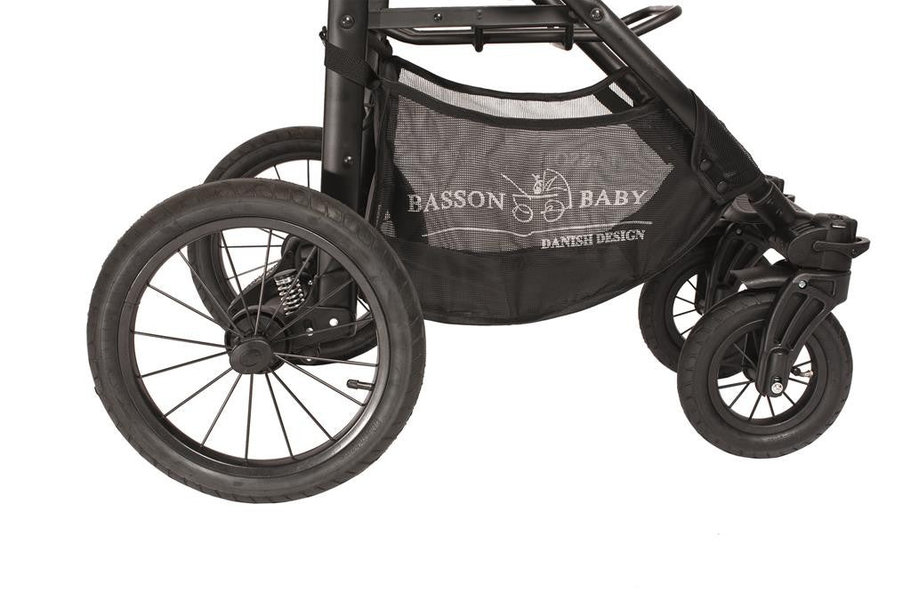 Nordic Lux Dunkelgrau Melange - von Basson Baby
