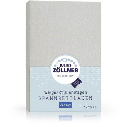 Laken Jersey hellgrau 90x40cm - von Julius Zöllner