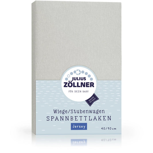 Laken Jersey hellgrau 90x40cm - von Julius Zöllner