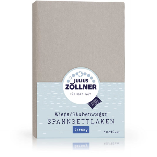 Laken Jersey taupe 90x40cm - von Julius Zöllner